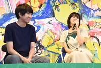 左から羽賀翔一、池田エライザ。