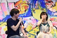 左から羽賀翔一、池田エライザ。