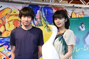 「ルームロンダリング」トークイベントの様子。左から羽賀翔一、池田エライザ。