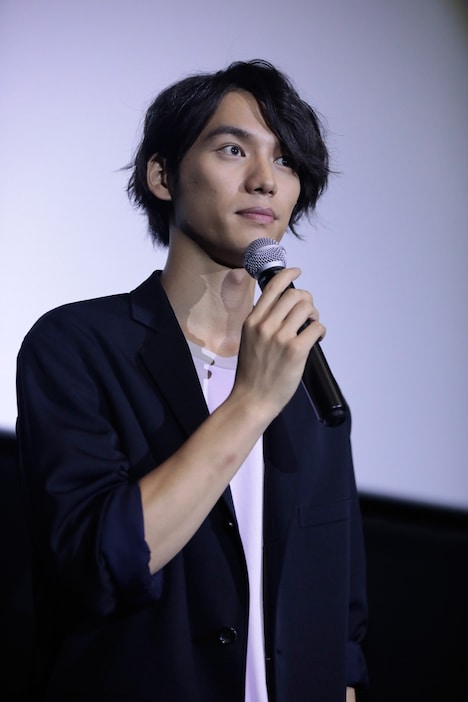 愛知舞台挨拶に登壇した福士蒼汰。