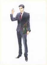 清原翔が演じる八代智司の原作イラスト。