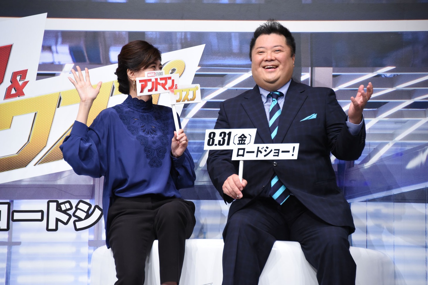 「ワザー!!」と叫ぶ小杉竜一（右）。
