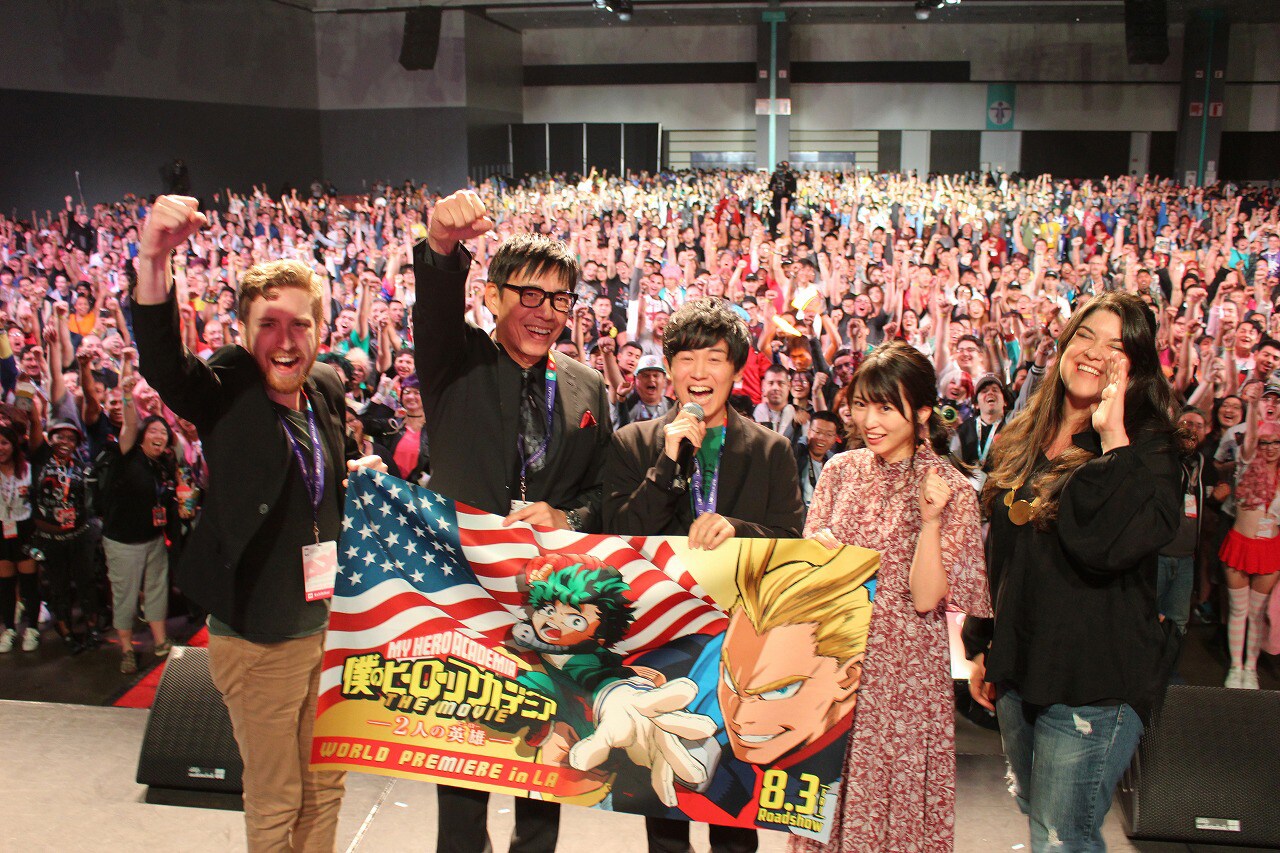 「ヒロアカ」LAで上映、山下大輝や志田未来が3400人と「PLUS ULTRA!」
