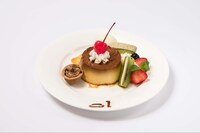 「時をかける少女」オリジナルコラボレーションメニュー「タイムスリープ!?プリン・アラモード 食後に何かが起こる!?」（1490円）
