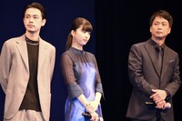 「劇場版コード・ブルー -ドクターヘリ緊急救命-」完成披露試写会の様子。