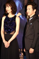 「劇場版コード・ブルー -ドクターヘリ緊急救命-」完成披露試写会の様子。