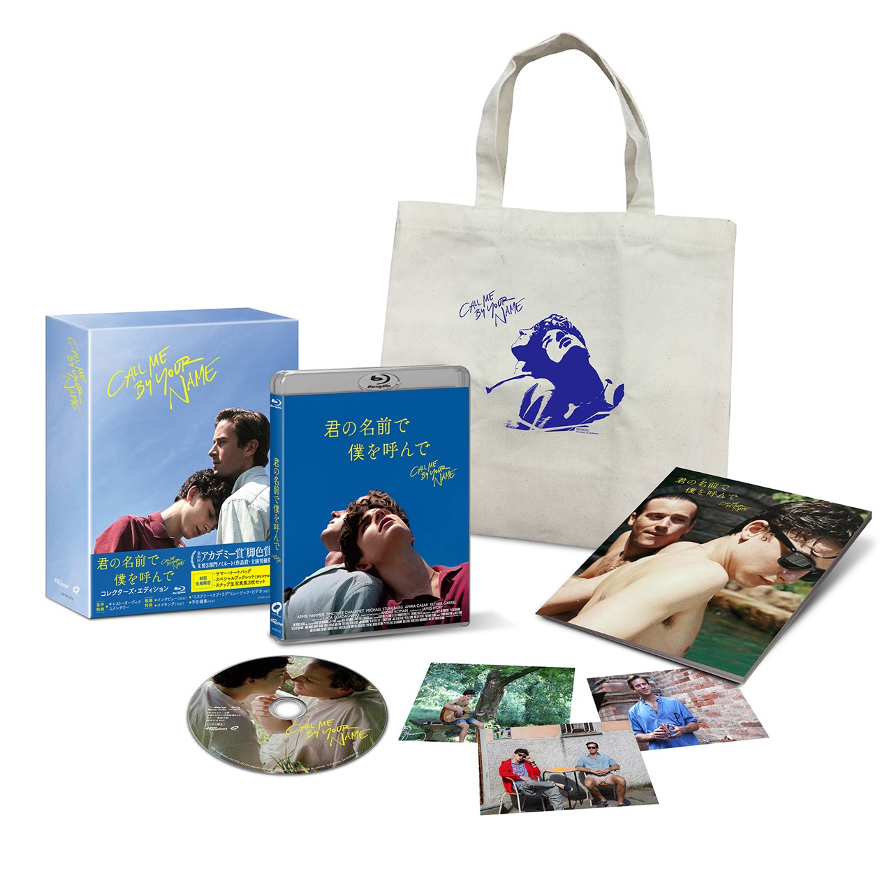 「君の名前で僕を呼んで」Blu-rayコレクターズエディションの展開図。
