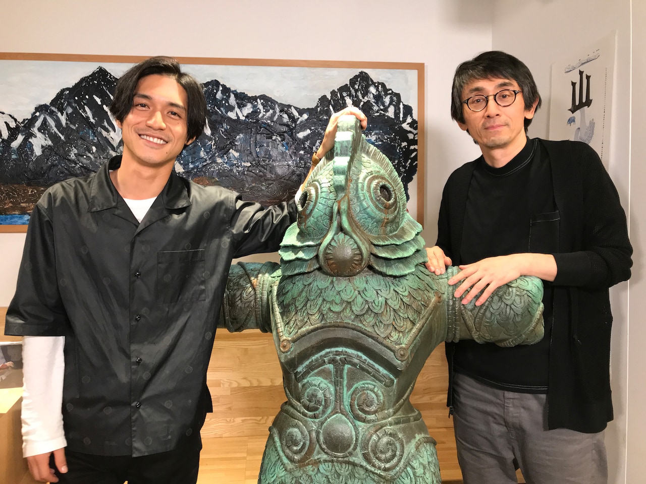 錦戸亮「せっかくなので飲みながら」、吉田大八と居酒屋で「羊の木」鑑賞