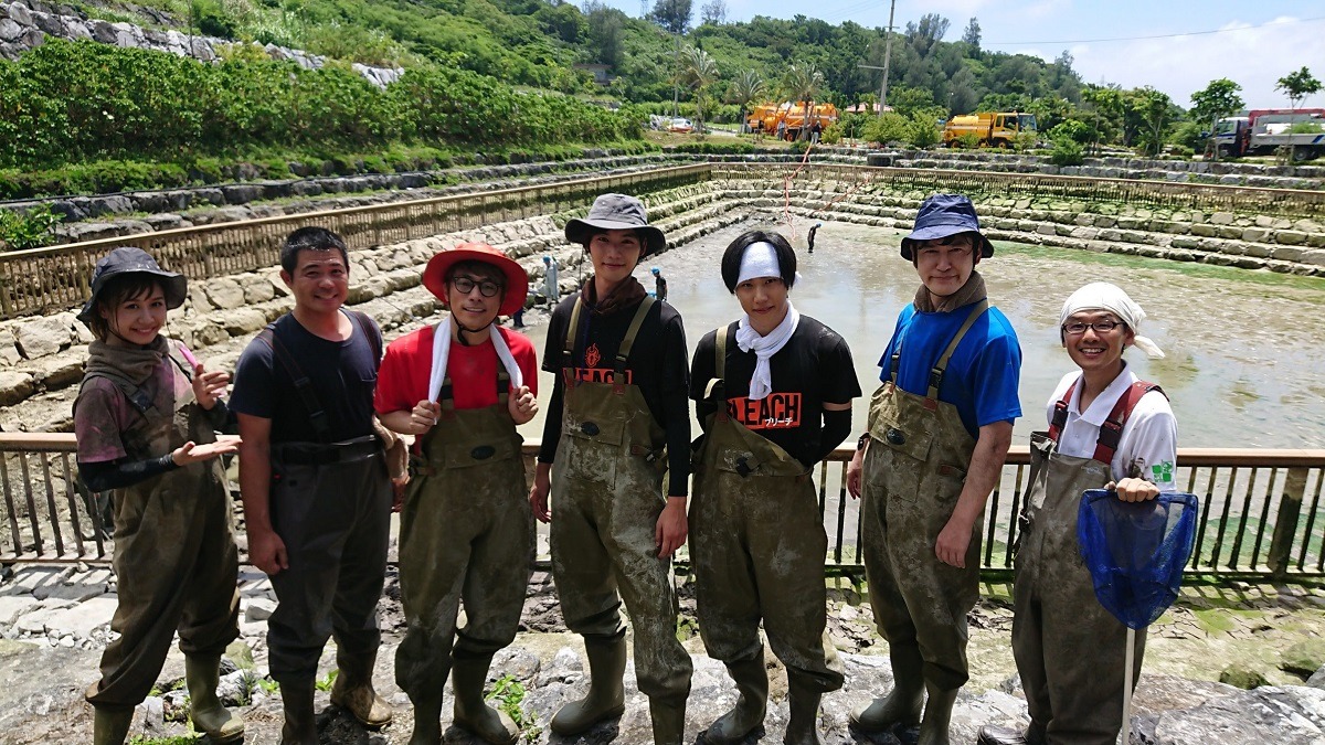 7月22日放送「緊急SOS! 池の水ぜんぶ抜く大作戦」収録時の様子。