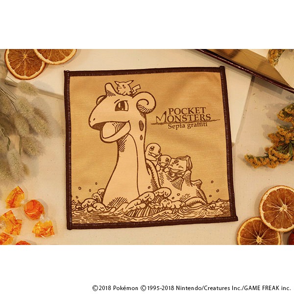 「ポケモン セピアグラフィティ ミニタオル」
