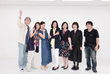 座談会メンバー。左から吉田淳、大石麻衣、名和慶子、森永奈緒美、小島憲子、直井理奈、國米修市。