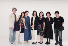 座談会メンバー。左から吉田淳、大石麻衣、名和慶子、森永奈緒美、小島憲子、直井理奈、國米修市。