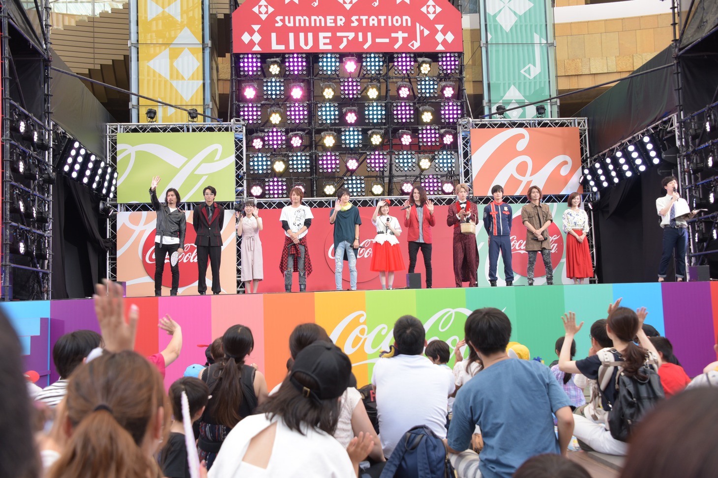 「テレ朝夏祭り 夏映画スペシャルイベント」の様子。