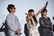 左から山寺宏一、中川翔子、松本梨香。