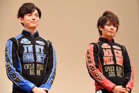 「炎神戦隊ゴーオンジャー 10 YEARS GRANDPRIX」完成披露舞台挨拶の様子。