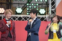 左から伊藤あさひ、濱正悟、工藤遥。