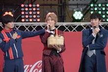 左から結木滉星、伊藤あさひ、濱正悟。