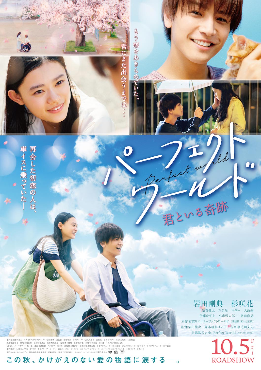 映画「パーフェクトワールド 君といる奇跡」ポスター