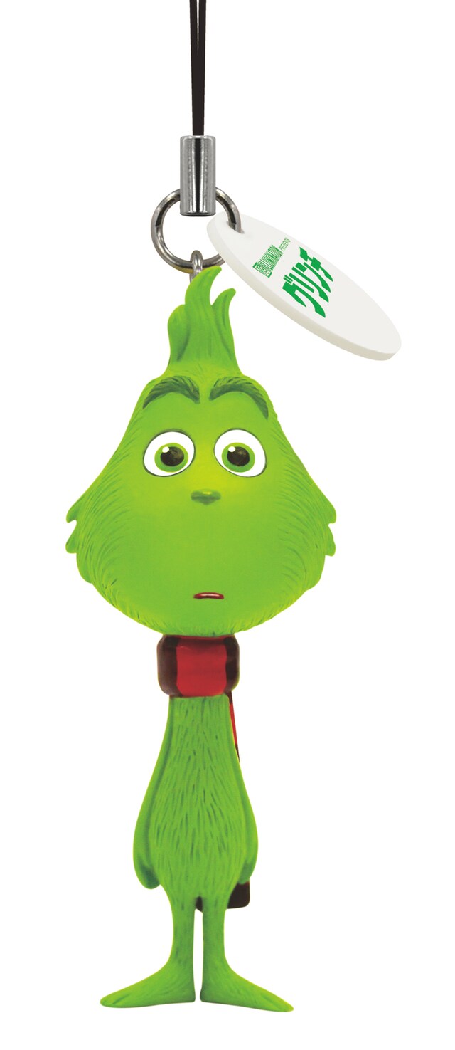 ムビチケカード購入特典となるベイビーグリンチのひねカワストラップ。