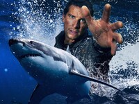 「サメvsベア・グリルス」 (c)Discovery Communications