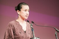 国際コンペティション部門の審査委員長を務めた渡辺真起子。