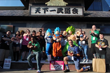 「DRAGON BALL NORTH AMERICA TOUR 2018」の様子。