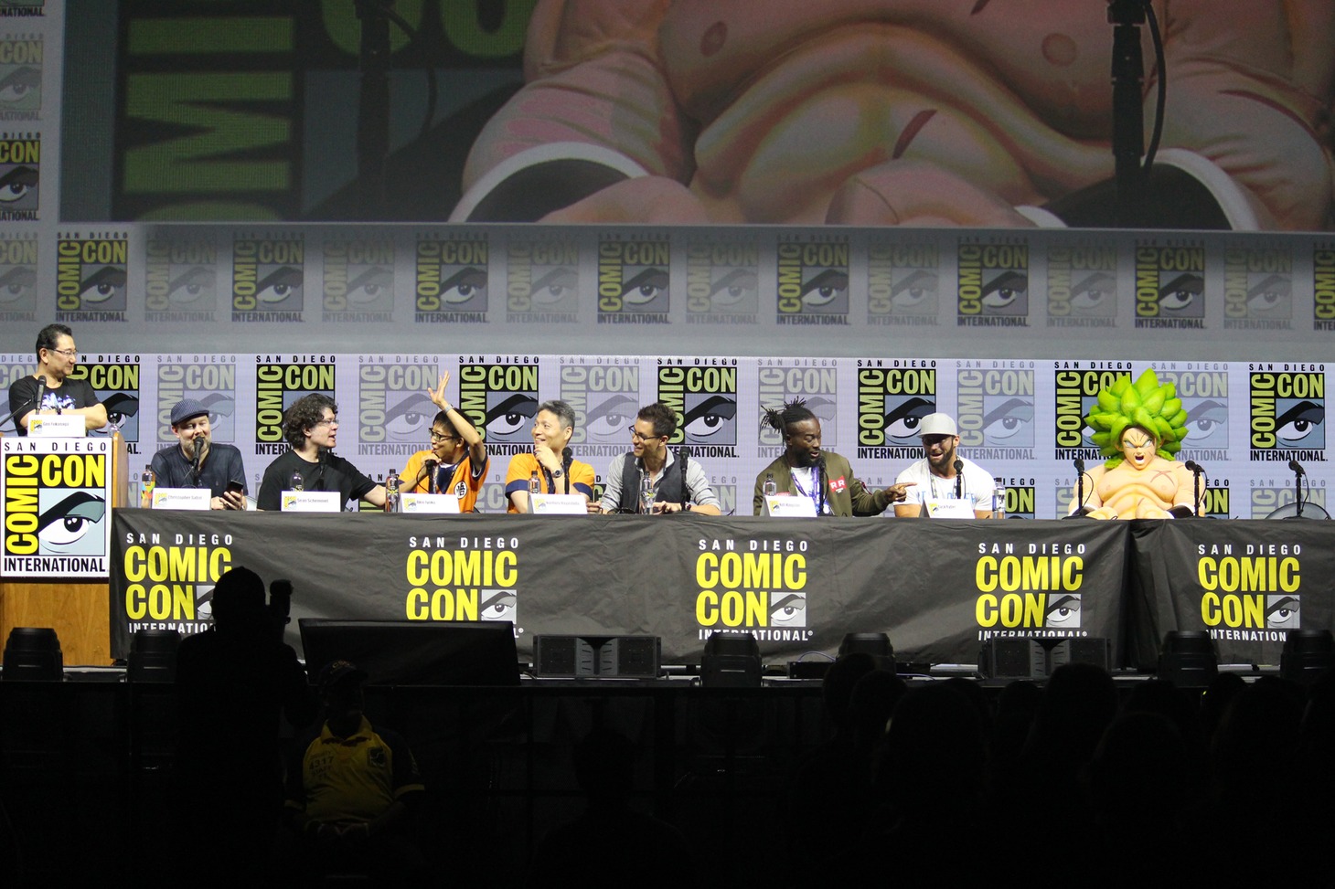 「ドラゴンボール超 ブロリー」コミコン2018でのイベントの様子。