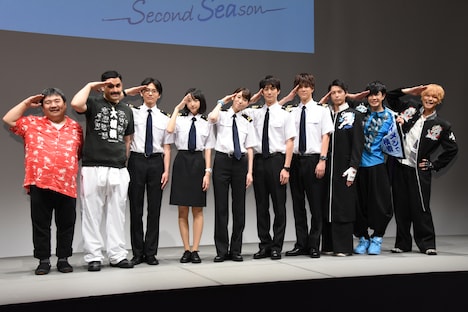 「マジで航海してます。～Second Season～」制作発表会の様子。