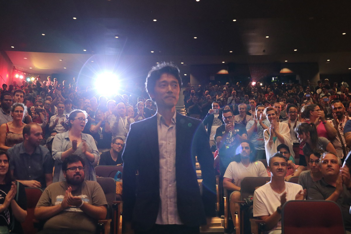 第22回ファンタジア国際映画祭に出席した佐藤信介。