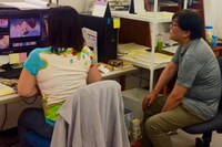 百瀬義行（右、提供：スタジオポノック）