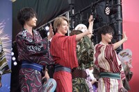 「劇場版 仮面ライダービルド Be The One」「快盗戦隊ルパンレンジャーVS警察戦隊パトレンジャー en film」完成披露イベントの様子。