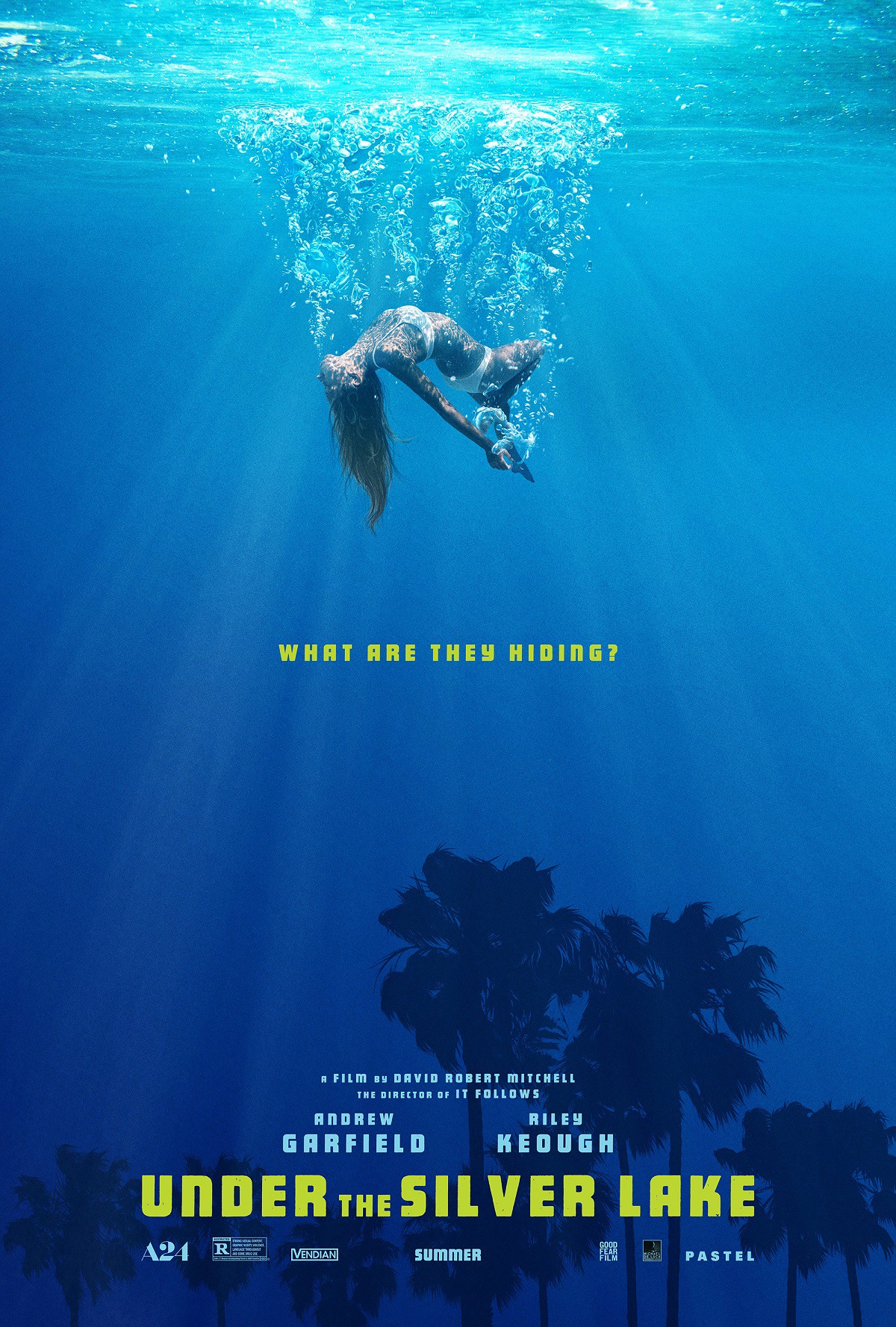 「アンダー・ザ・シルバーレイク」海外版ポスタービジュアル
