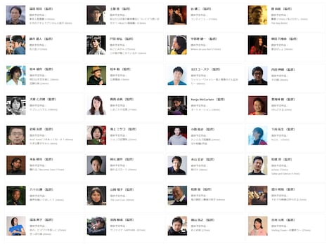 「Donation Theater - 映画で寄付するWEBシアター」参加映画監督