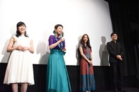 「イマジネーションゲーム」初日舞台挨拶の様子。