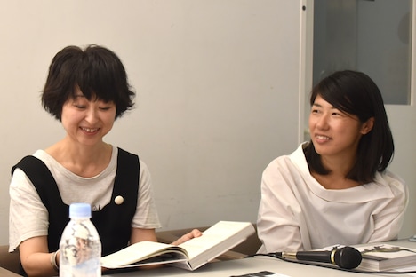 左から遠藤倫子、のむみち。