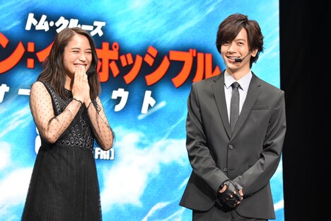 左から広瀬アリス、DAIGO。