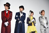 左から伊藤あさひ、濱正悟、工藤遥、元木聖也。