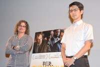 「判決、ふたつの希望」公開記念トークイベントの様子。左からジアド・ドゥエイリ、木村草太。