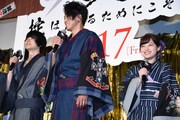 左から菅田将暉、小栗旬、橋本環奈。