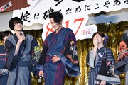 「銀魂2 掟は破るためにこそある」完成披露試写会の様子。