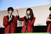 ドラマ「賭ケグルイ」Blu-ray / DVD BOX発売記念イベントの様子。