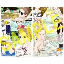 アニメイトでの購入者特典となる、ポストカードのビジュアル。(c)Frenesy , La Cinefacture (c)雲田はるこ