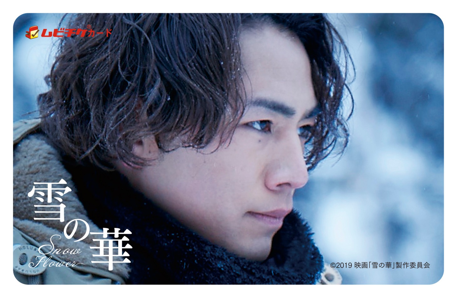 「HIROOMI TOSAKA LIVE TOUR 2018 "FULL MOON"」会場限定販売の「雪の華」ムビチケカード。