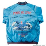 となりのトトロ」「崖の上のポニョ」スカジャン発売、背面はネコバスと 