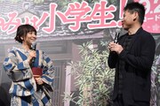 左から鈴木杏樹、高坂希太郎監督。