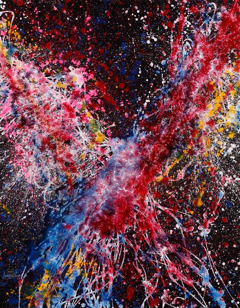 「早乙女太一×柏原晋平 作品展『無意識の肖像』」展示内容一例