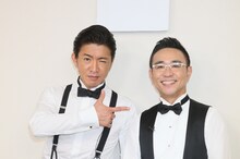 「さしめし特別編 木村拓哉×八嶋智人 映画『検察側の罪人』」に出演する木村拓哉（左）と八嶋智人（右）。