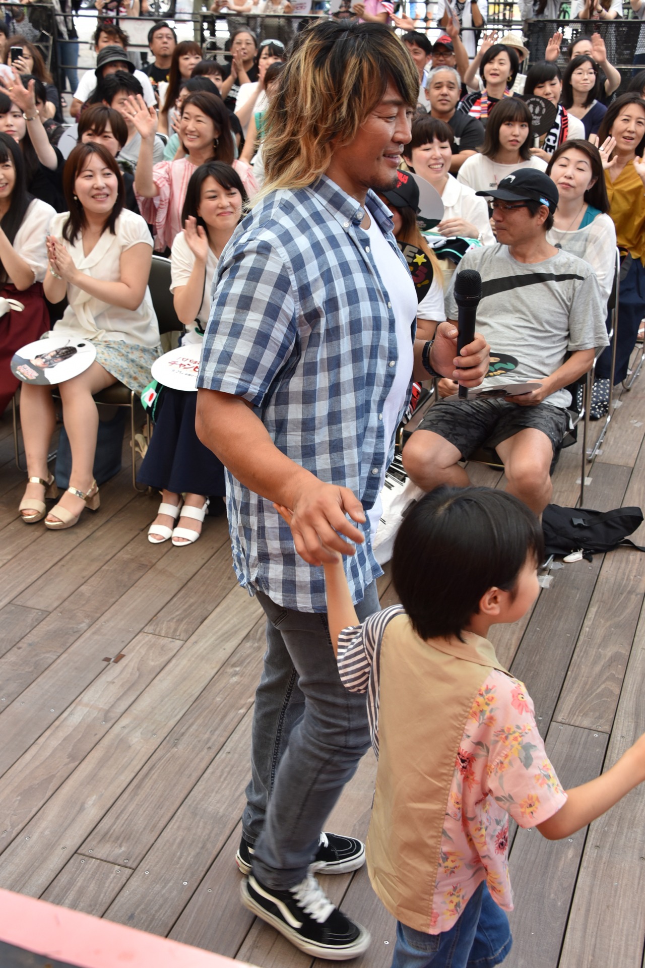「パパはわるものチャンピオン」トークバトルイベントの様子。