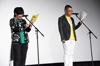 セリフを披露する山下大輝（左）、三宅健太（右）。