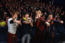 左から赤楚衛二、犬飼貴丈、伊藤あさひ、結木滉星。